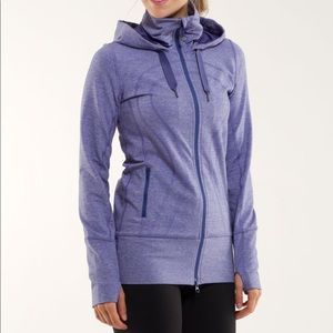 Lululemon Classic Stride Long Jacket in Heathered Royalty